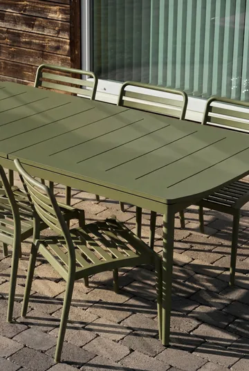 Marsala mesa de jantar extensível  - Verde musgo, 208-288 cm - 1898