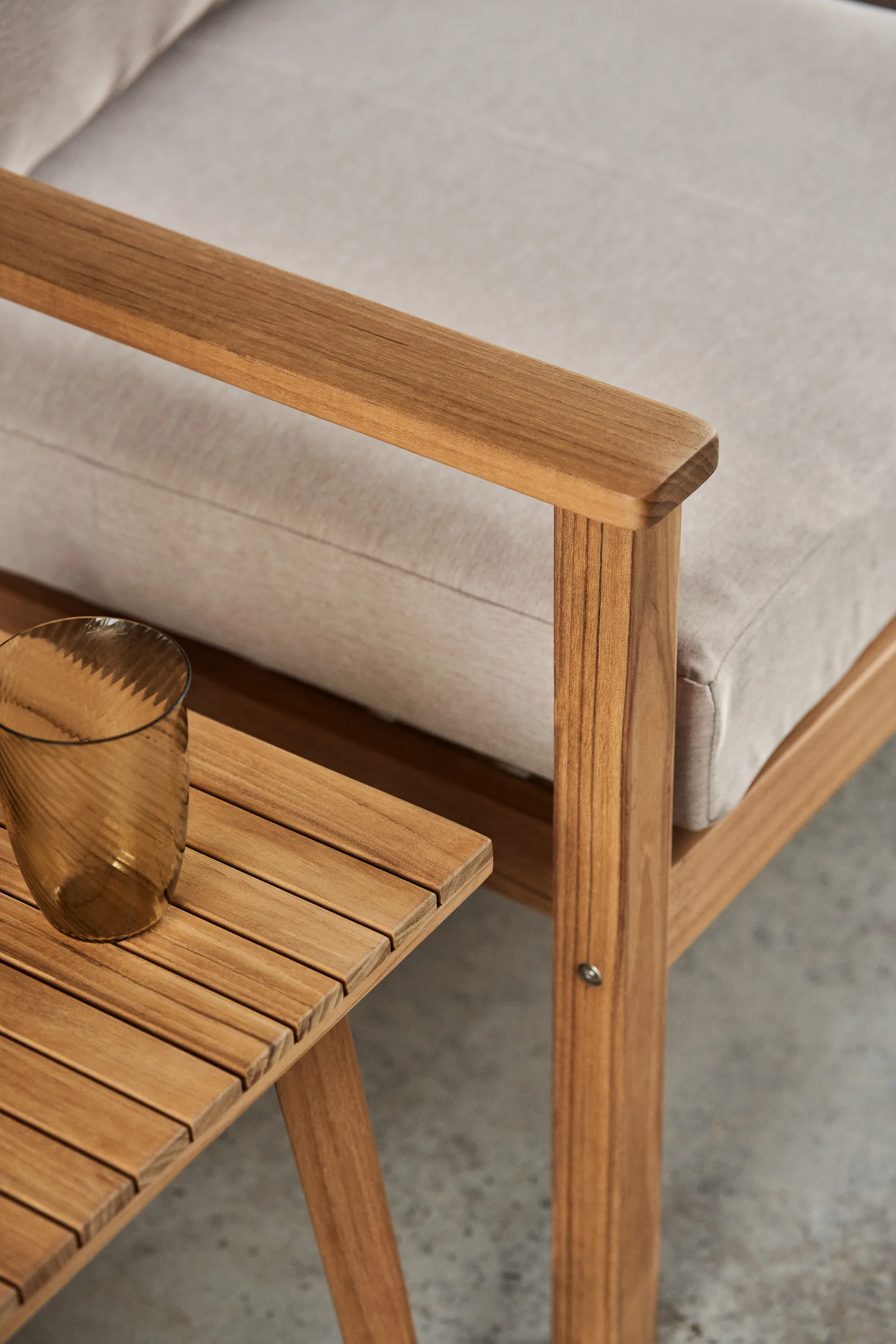 Mesa de apoio teca Sköndal, 35x35x40 cm 1898