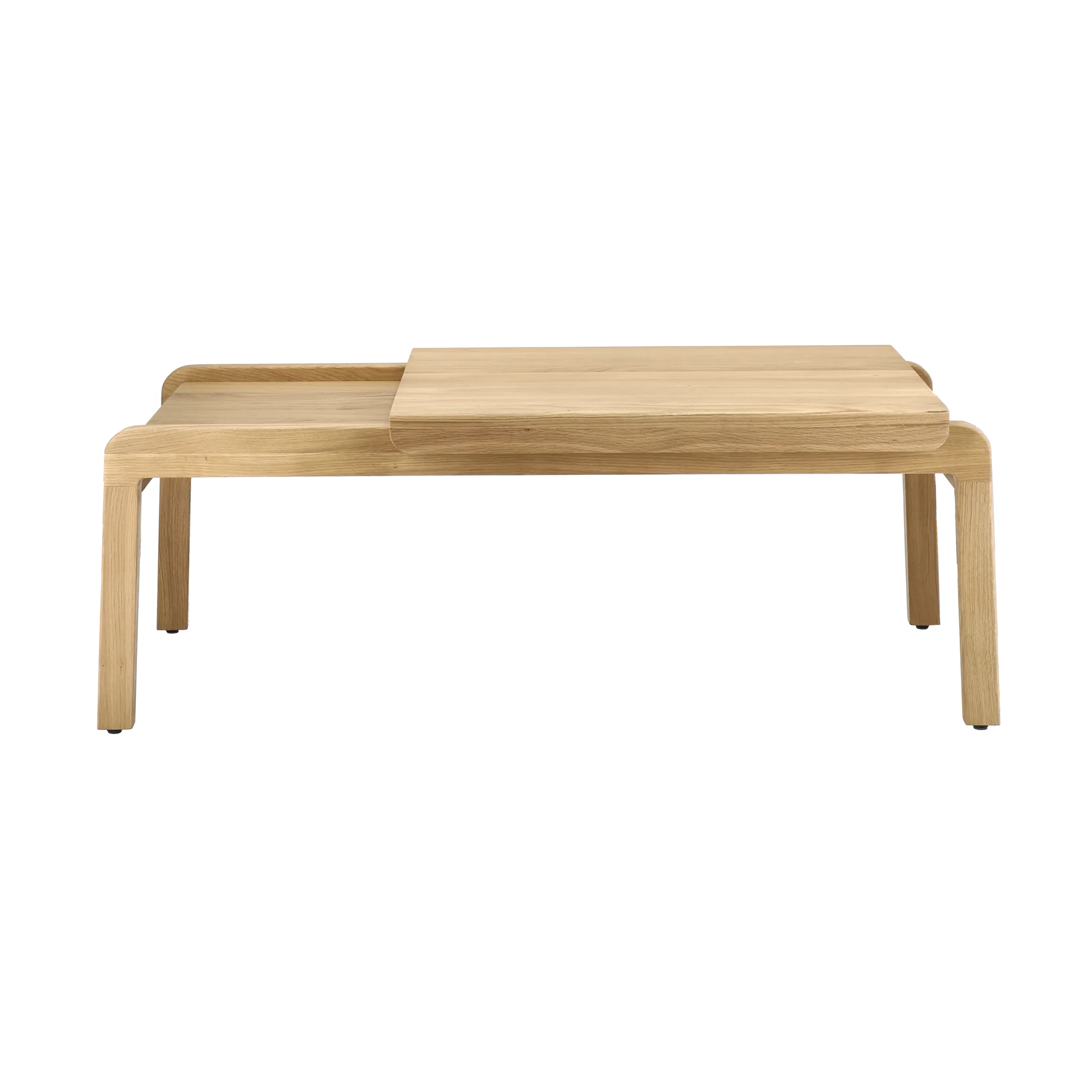 Mesa de centro Knutskog 115x52x41 cm, Carvalho natural laqueado 1898