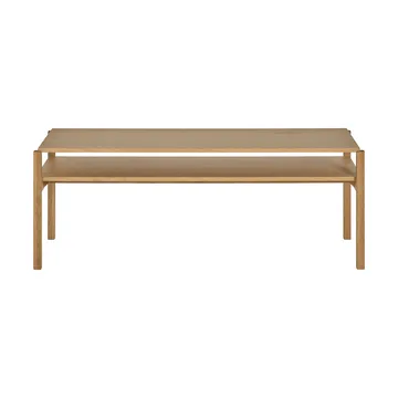 Mesa de centro Lid - Carvalho pigmentado branco, 125x50 cm - 1898