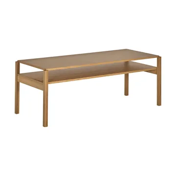 Mesa de centro Lid - Carvalho pigmentado branco, 125x50 cm - 1898