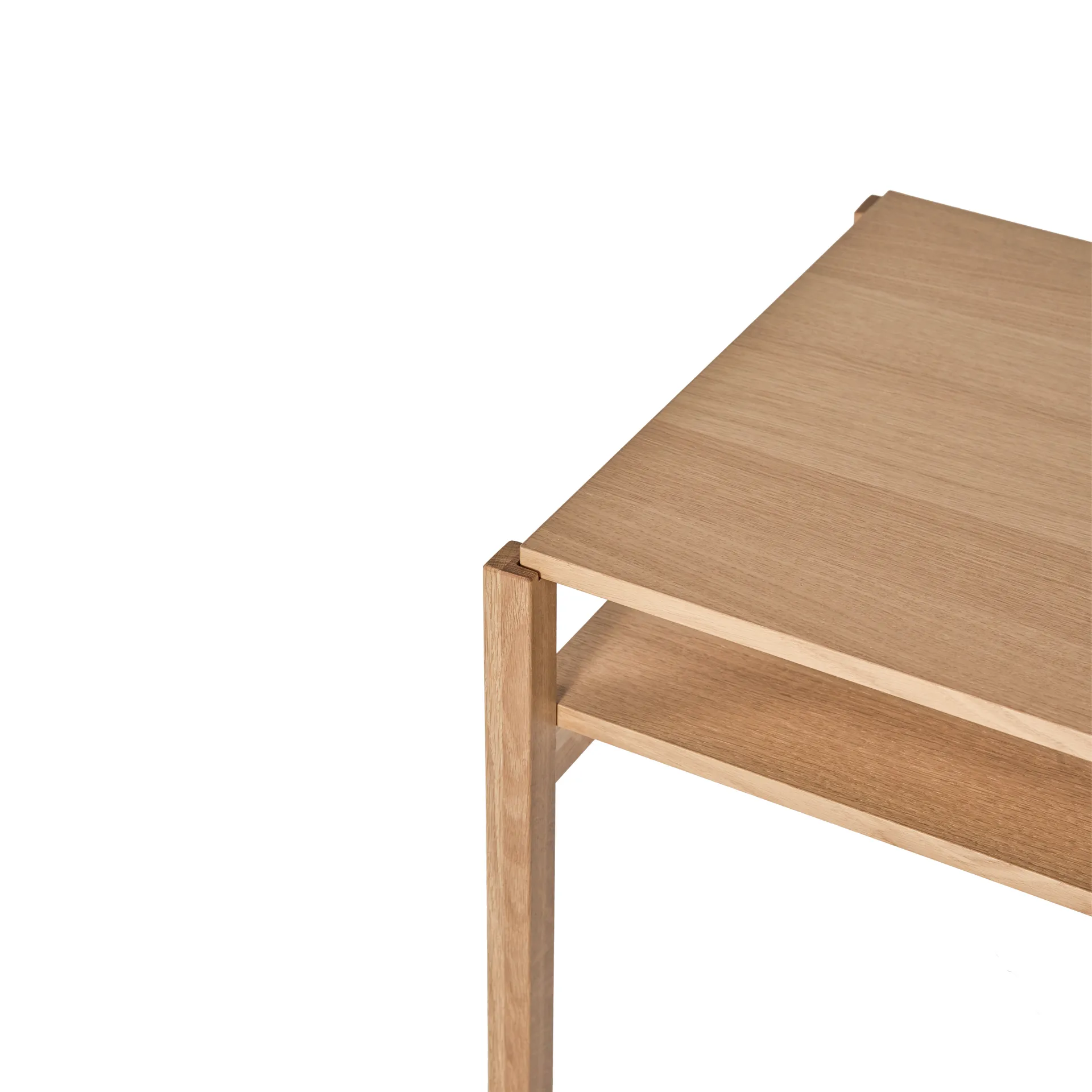 Mesa de centro Lid, Carvalho pigmentado branco, 125x50 cm 1898