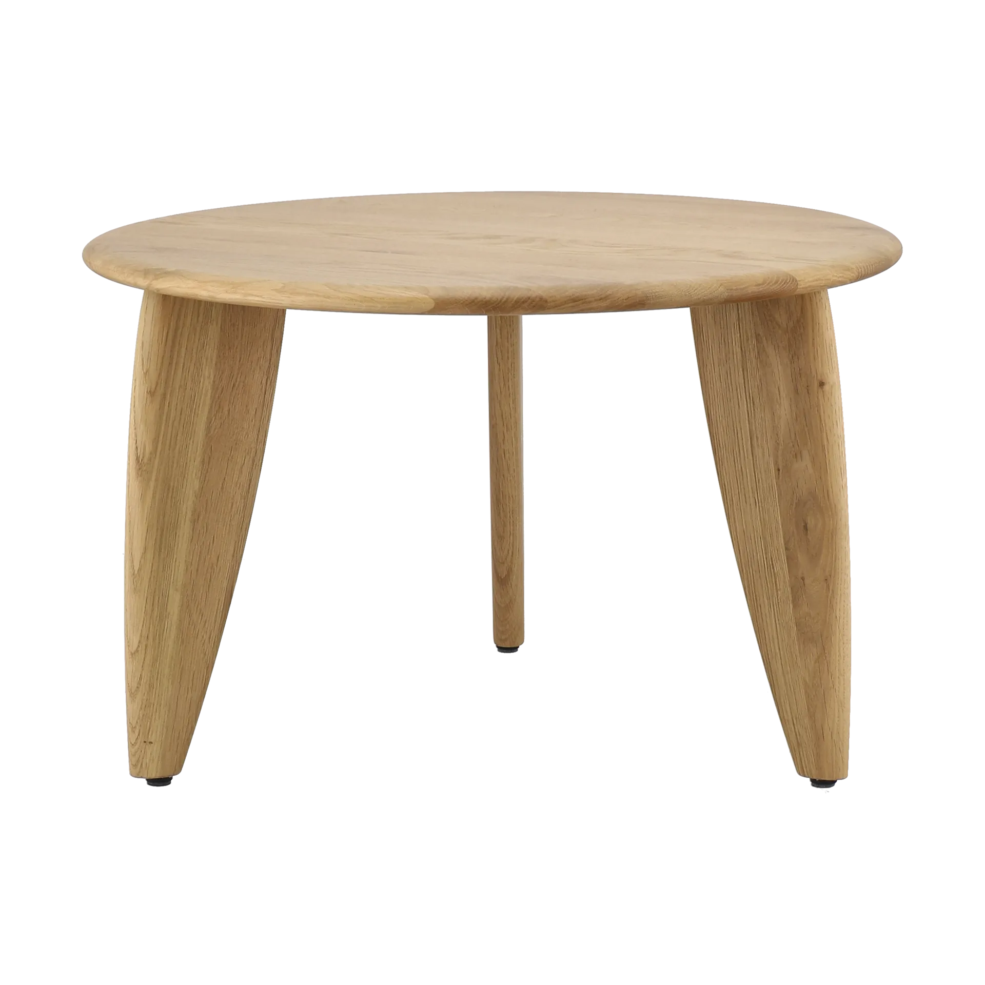 Mesa de centro Lyckeby Ø60x37,5 cm, Carvalho natural laqueado 1898