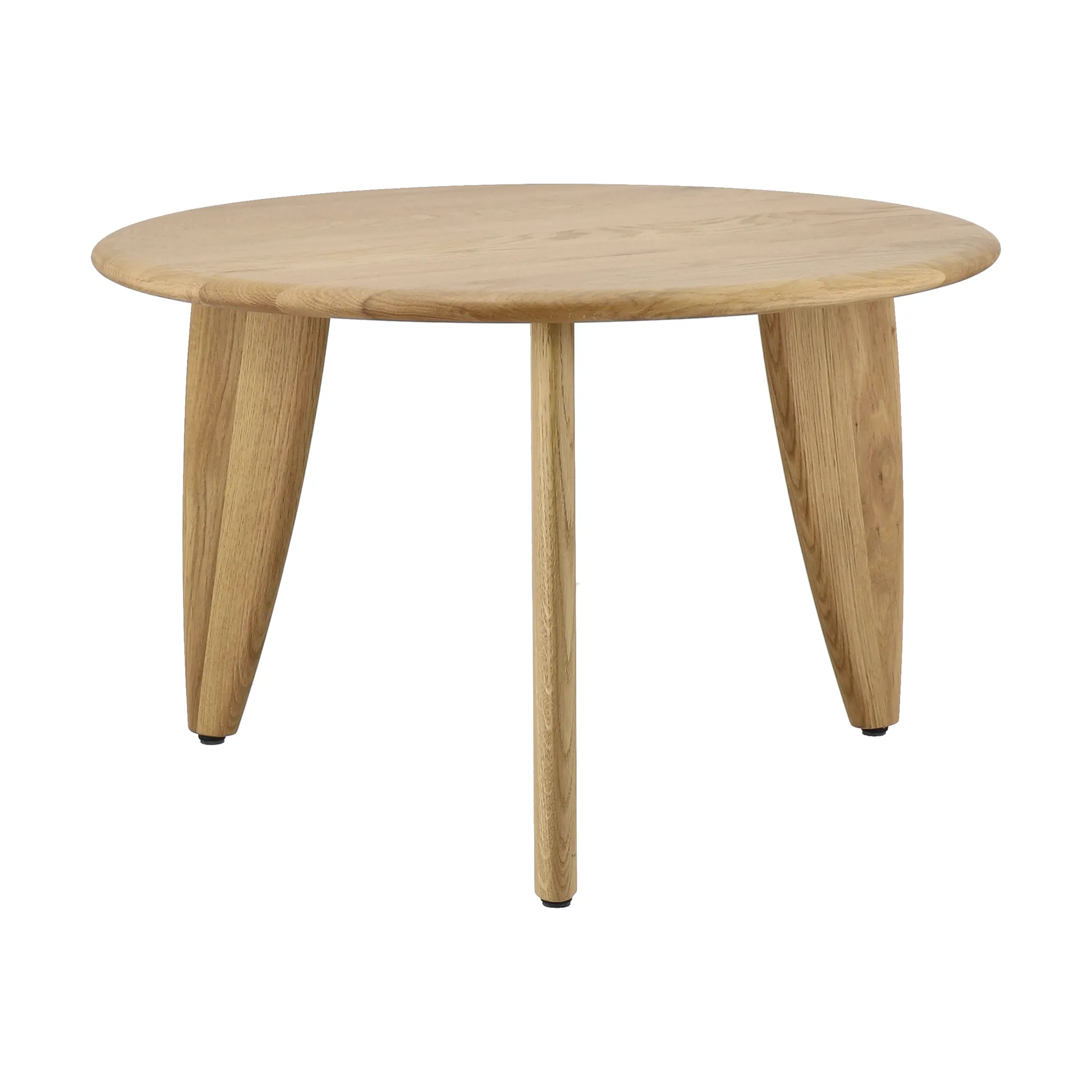Mesa de centro Lyckeby Ø60x37,5 cm, Carvalho natural laqueado 1898