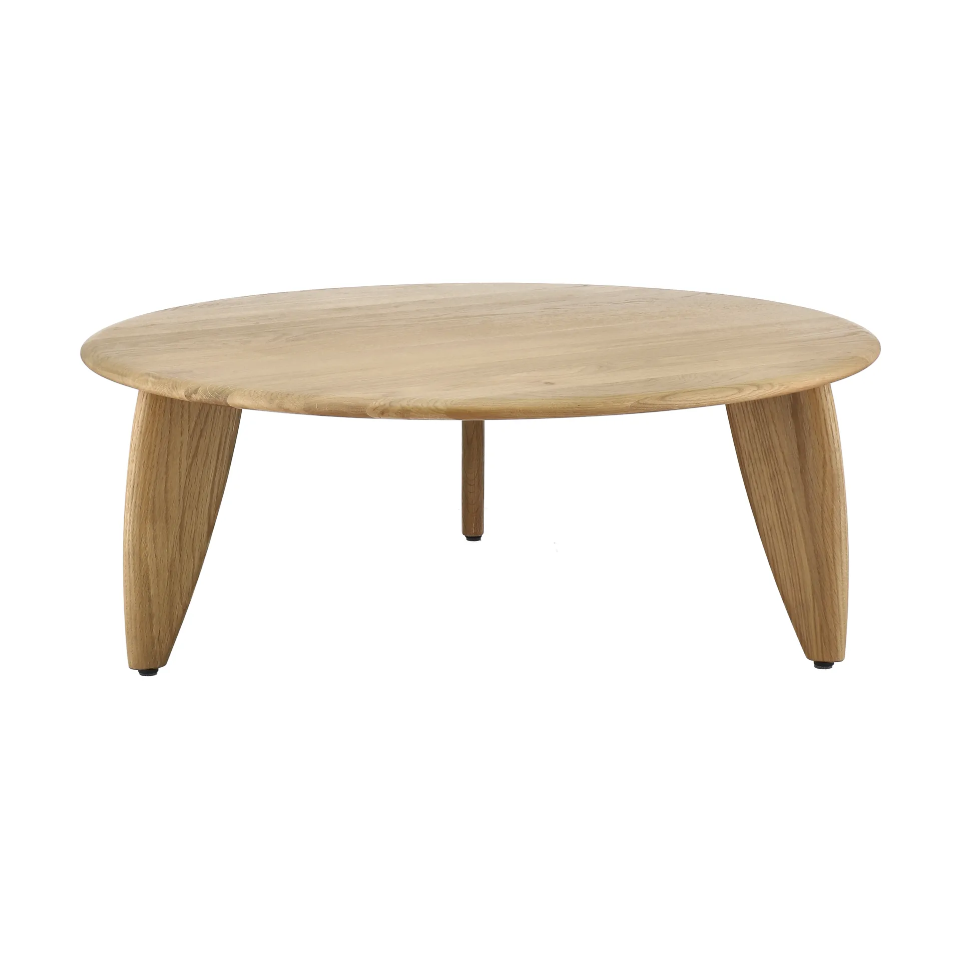 Mesa de centro Lyckeby Ø80x29 cm, Carvalho natural laqueado 1898