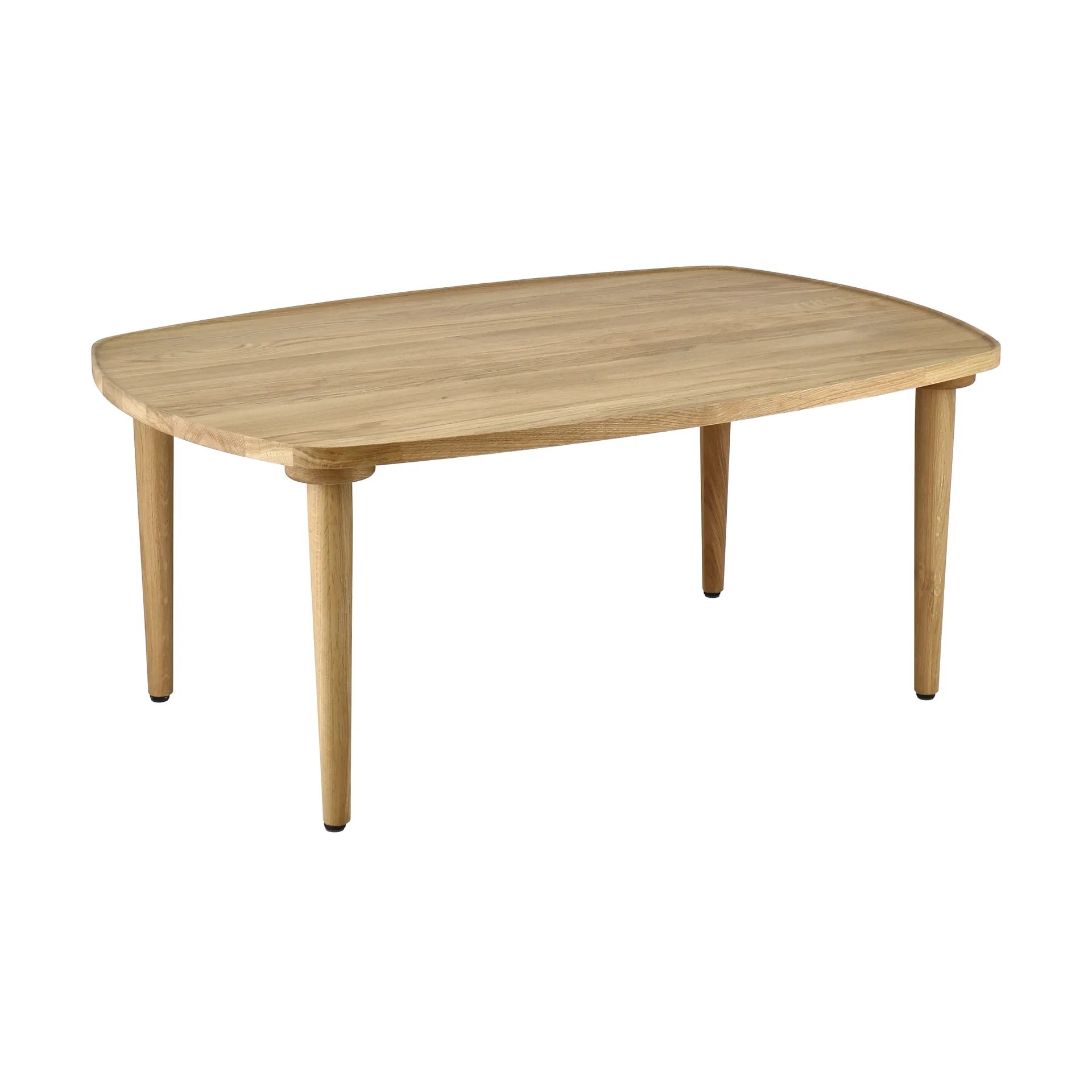 Mesa de centro Nyhem 89x59x37 cm, Carvalho natural laqueado 1898