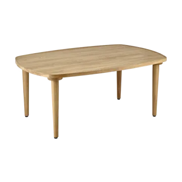 Mesa de centro Nyhem 89x59x37 cm - Carvalho natural laqueado - 1898