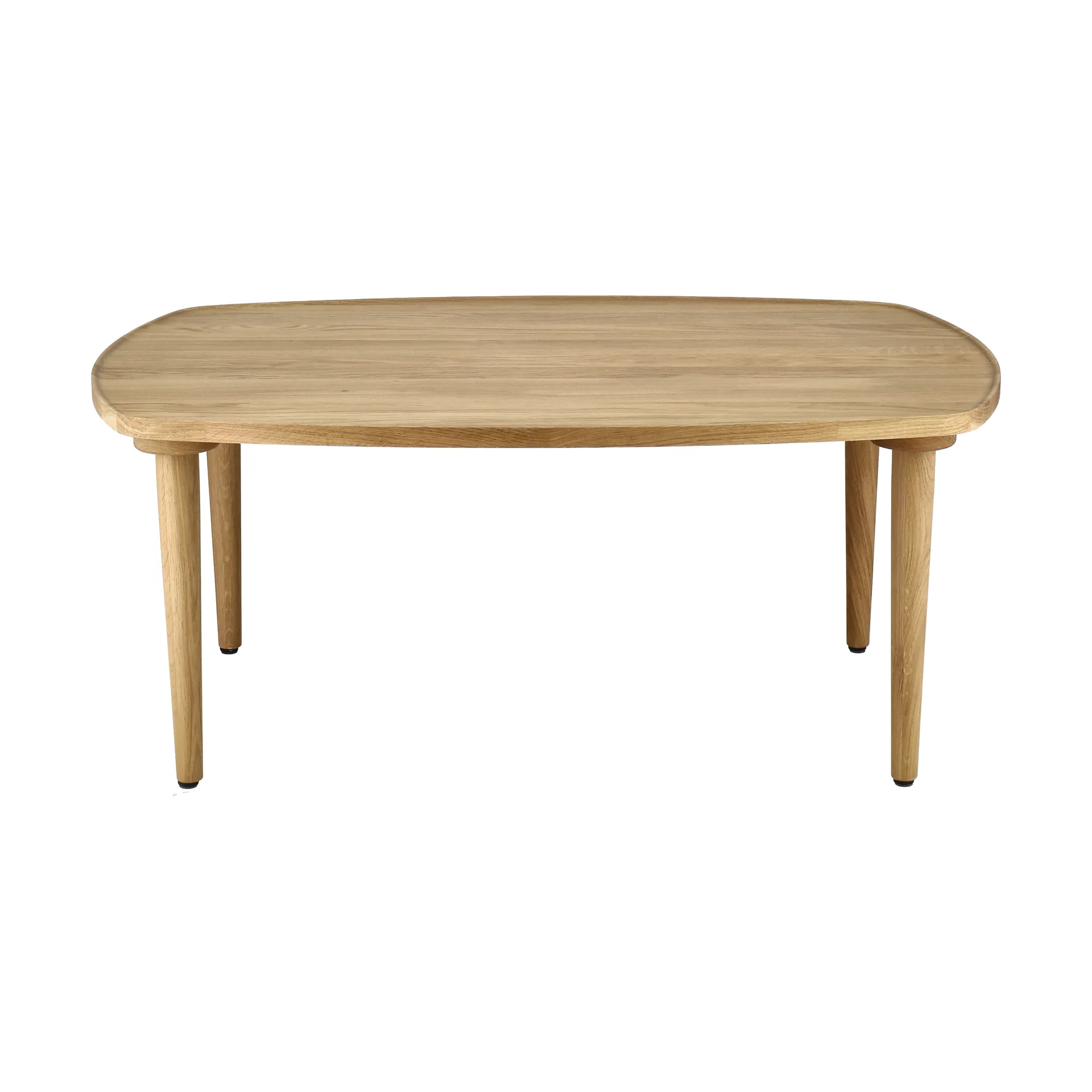 Mesa de centro Nyhem 89x59x37 cm, Carvalho natural laqueado 1898