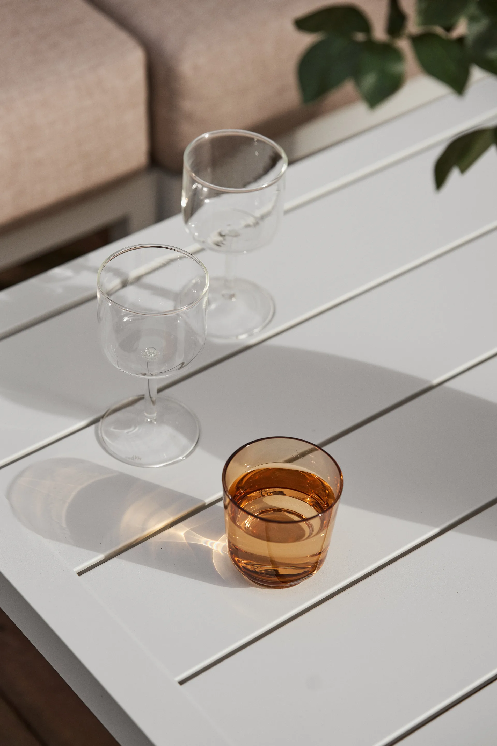 Mesa de centro Santander 78x78x40 cm, Alumínio branco 1898