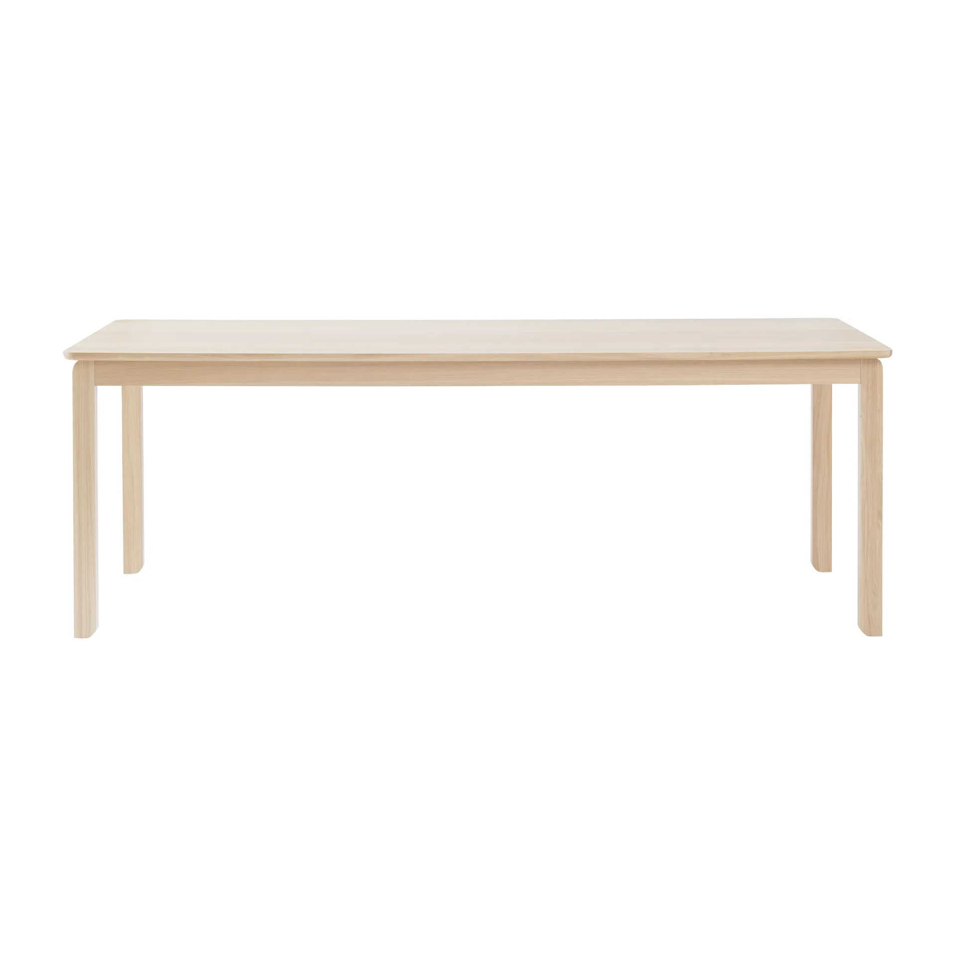 Mesa de jantar Alfred 90x220 cm, Carvalho pigmentado branco 1898