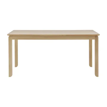 Mesa de jantar Alfred - Carvalho pigmentado branco, 90x220 cm - 1898