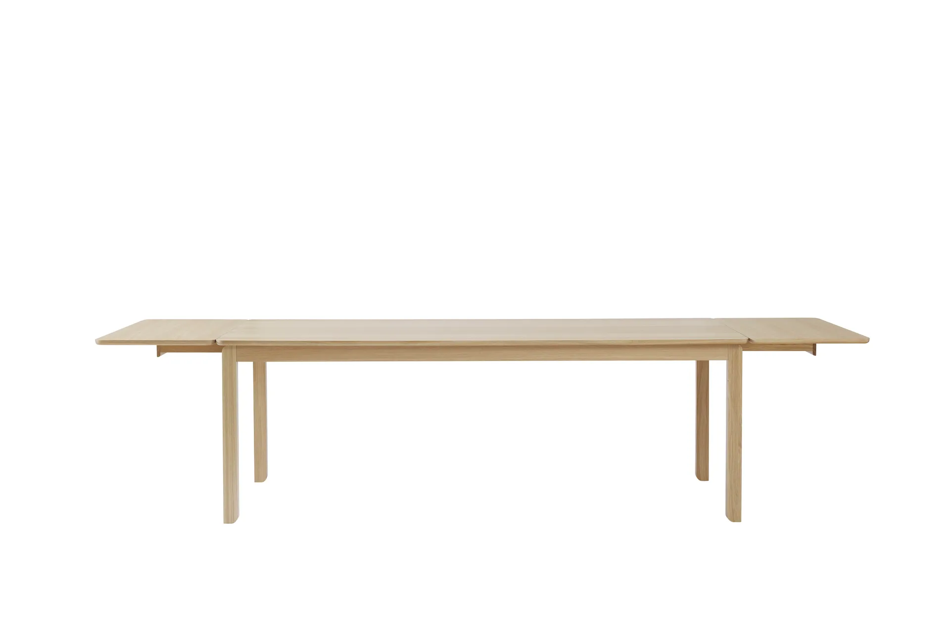 Mesa de jantar Alfred, Carvalho pigmentado branco, 90x220 cm 1898