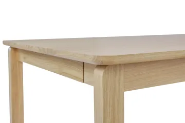 Mesa de jantar Alfred - Carvalho pigmentado branco, 90x220 cm - 1898