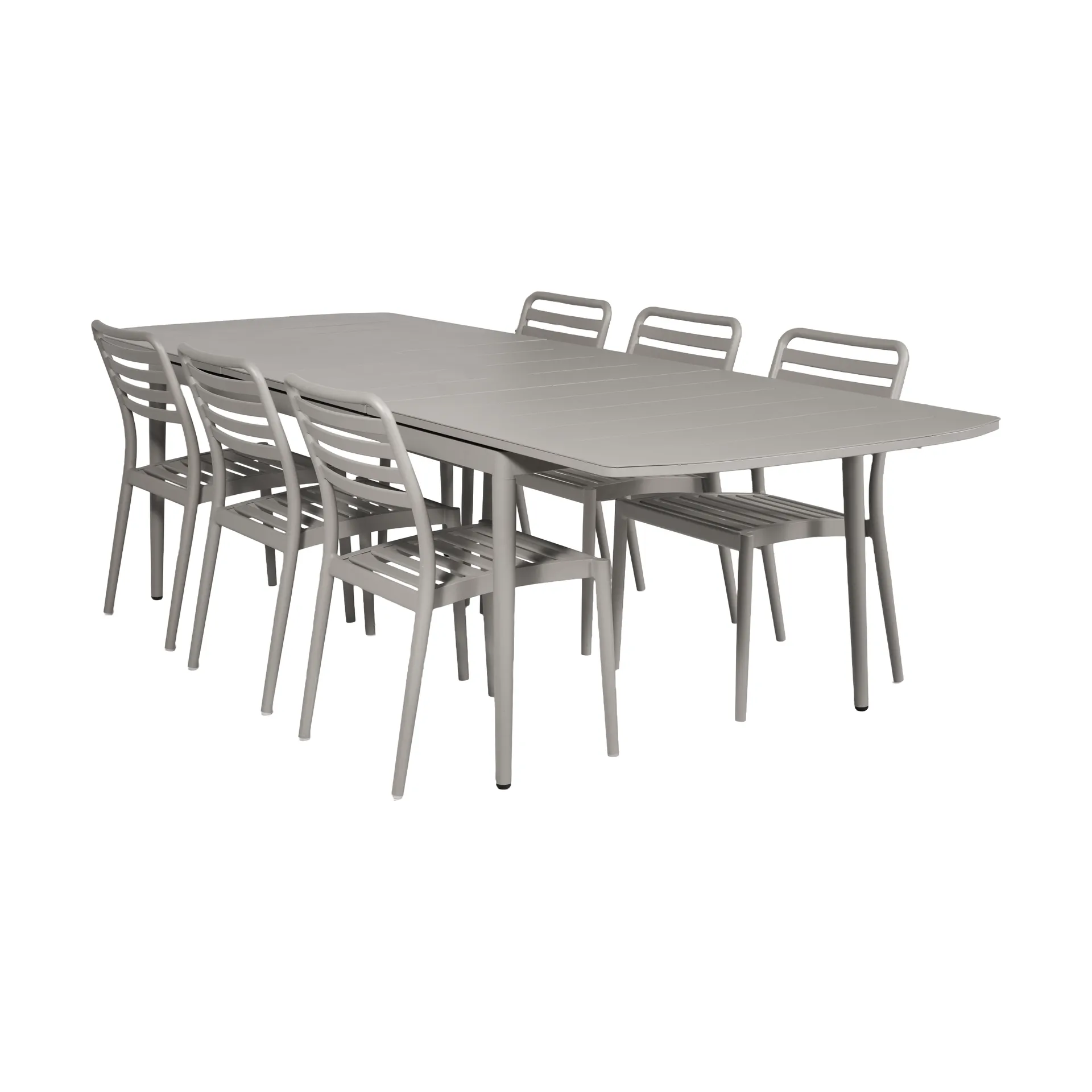 Mesa extensível Marsala 208-288 cm + 6 cadeiras Messina, Taupe,  1898