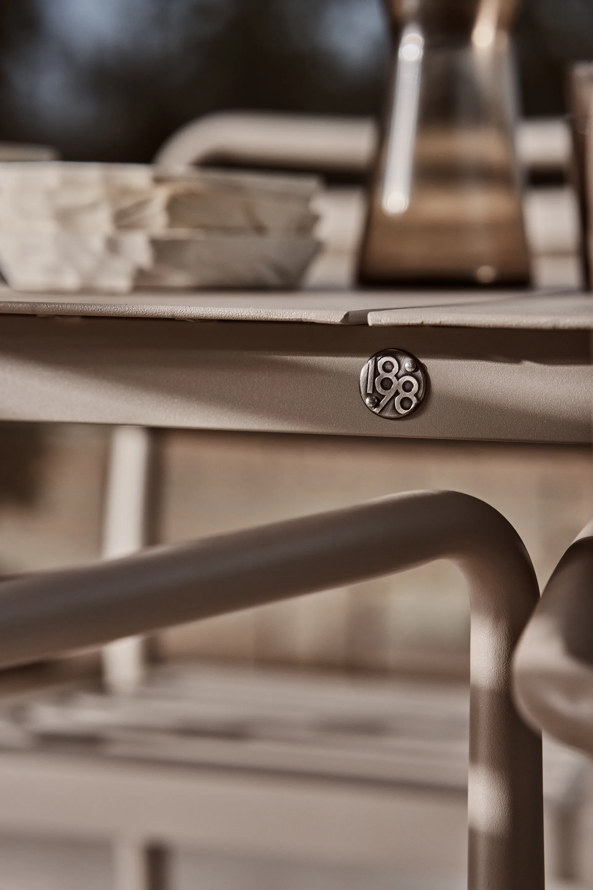 Mesa extensível Marsala 208-288 cm + 6 cadeiras Messina, Taupe,  1898