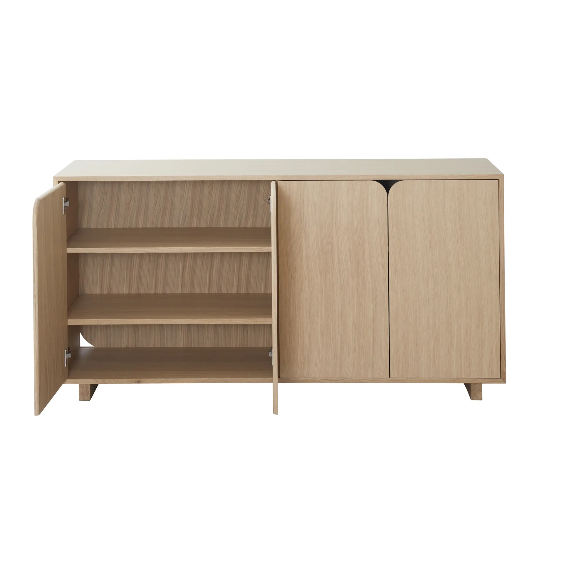 Mesa lateral Vidja, Carvalho pigmentado branco 1898