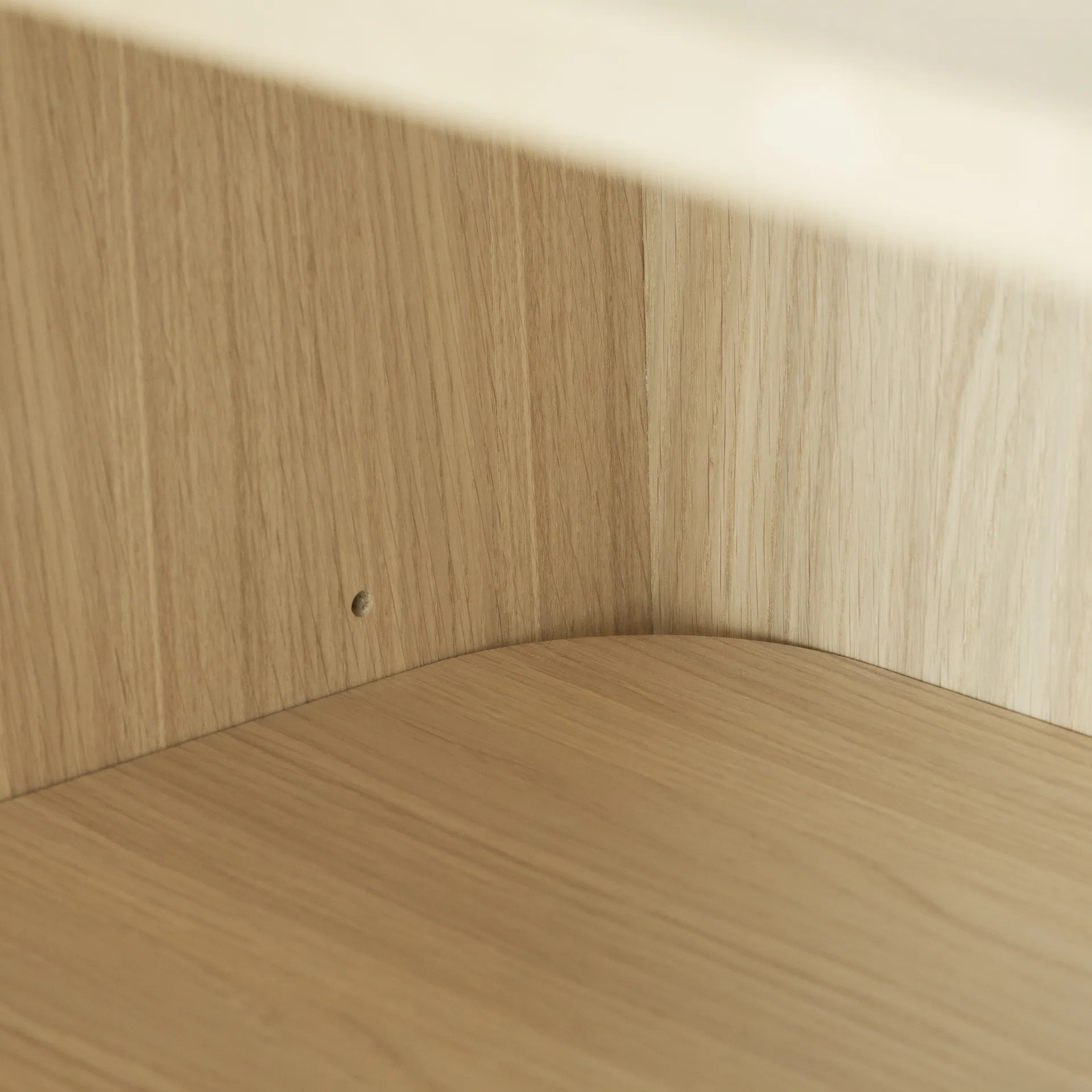 Mesa lateral Vidja, Carvalho pigmentado branco 1898