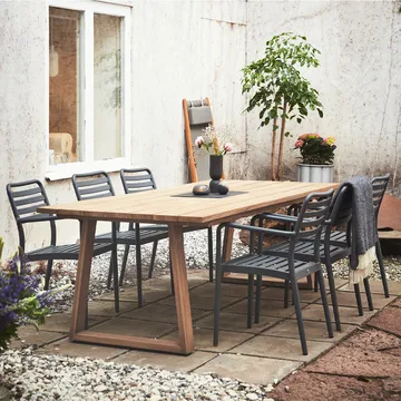 Messina cadeira com braços - Anthracite - 1898