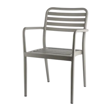 Messina cadeira com braços - Taupe - 1898