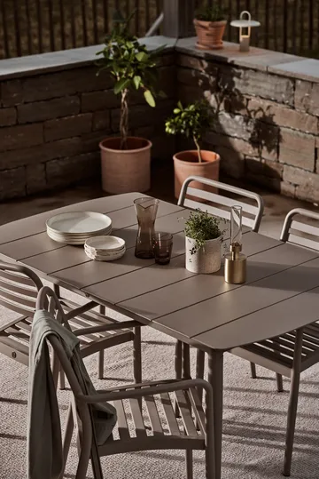 Messina cadeira com braços - Taupe - 1898