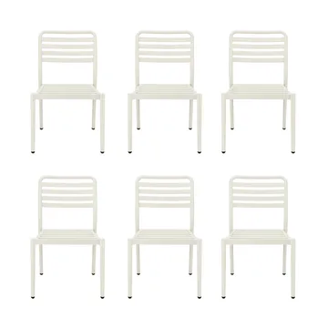 Messina cadeira, off white, pack de 6 - 1898