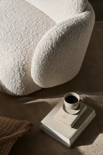 Mo poltrona giratória - Branco Glore - 1898