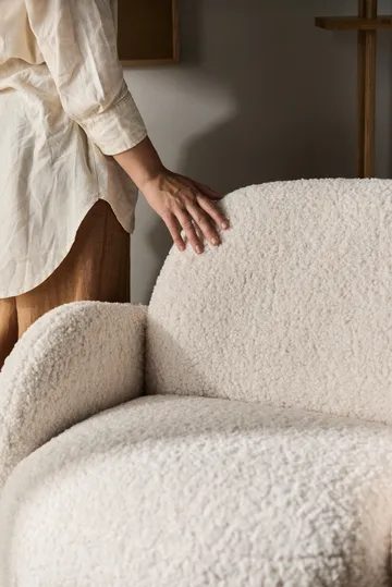 Mo poltrona giratória - Branco Glore - 1898