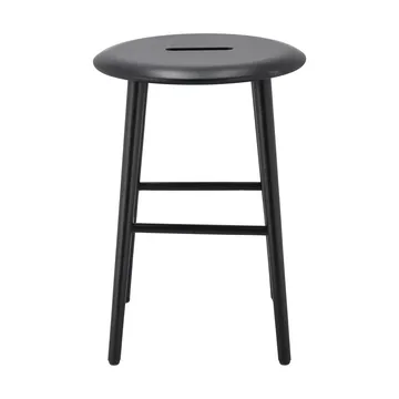 Norrabo banco redondo 53 cm - Carvalho lacado a preto, Ø38x53 cm - 1898