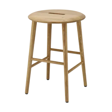 Norrabo banco redondo 53 cm - Carvalho natural laqueado, Ø38x53 cm - 1898