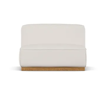 Poltrona Bergsdal de 1,5 lugares - Caleido beige 9600-Freixo tingido em carvalho, 1,5 lugares - 1898