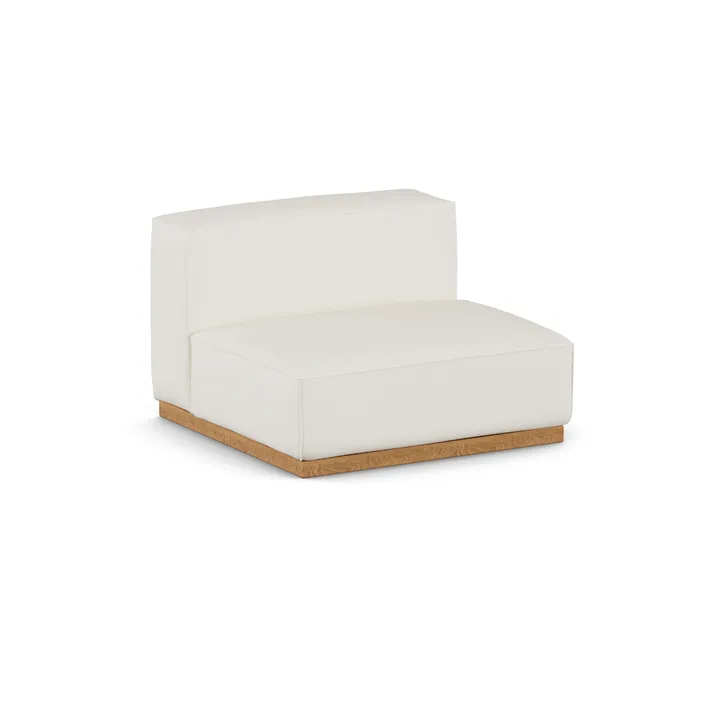 Poltrona Bergsdal de 1,5 lugares - Jump offwhite 1954-Freixo tingido em carvalho, 1,5 lugares - 1898