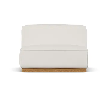 Poltrona Bergsdal de 1,5 lugares - Jump offwhite 1954-Freixo tingido em carvalho, 1,5 lugares - 1898