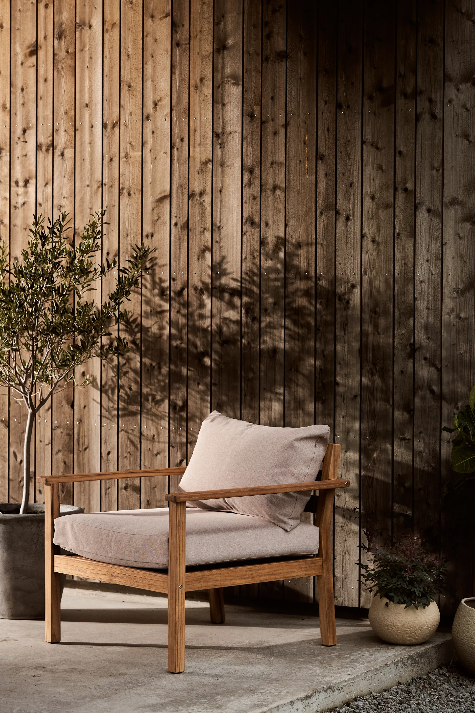 Poltrona Lounge Stockaryd teak/beige,  1898