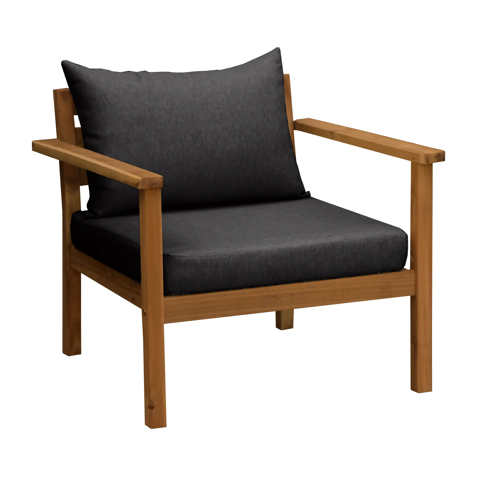 Poltrona Lounge Stockaryd teak/dark grey 1898