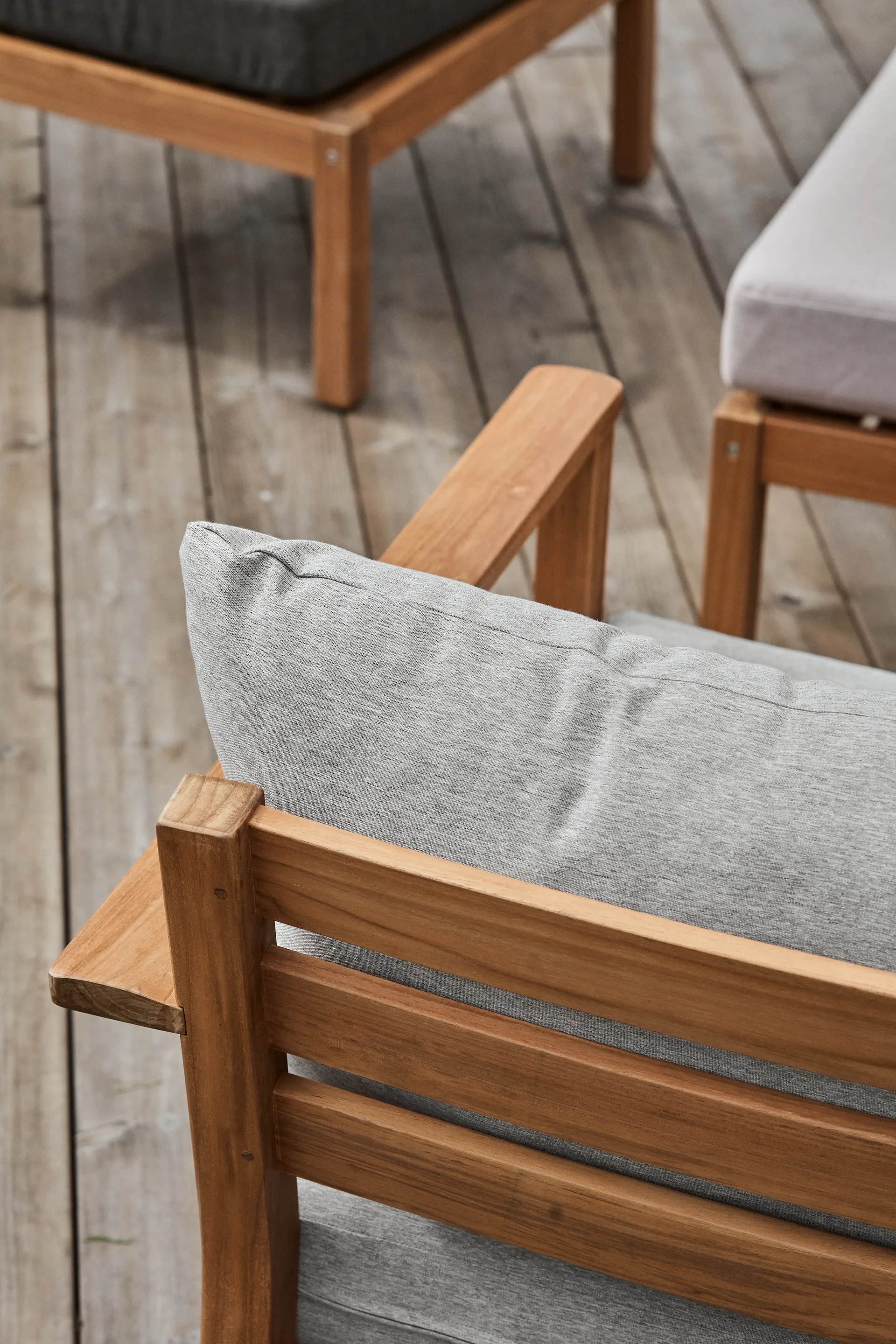 Poltrona Lounge Stockaryd teak/light grey,  1898