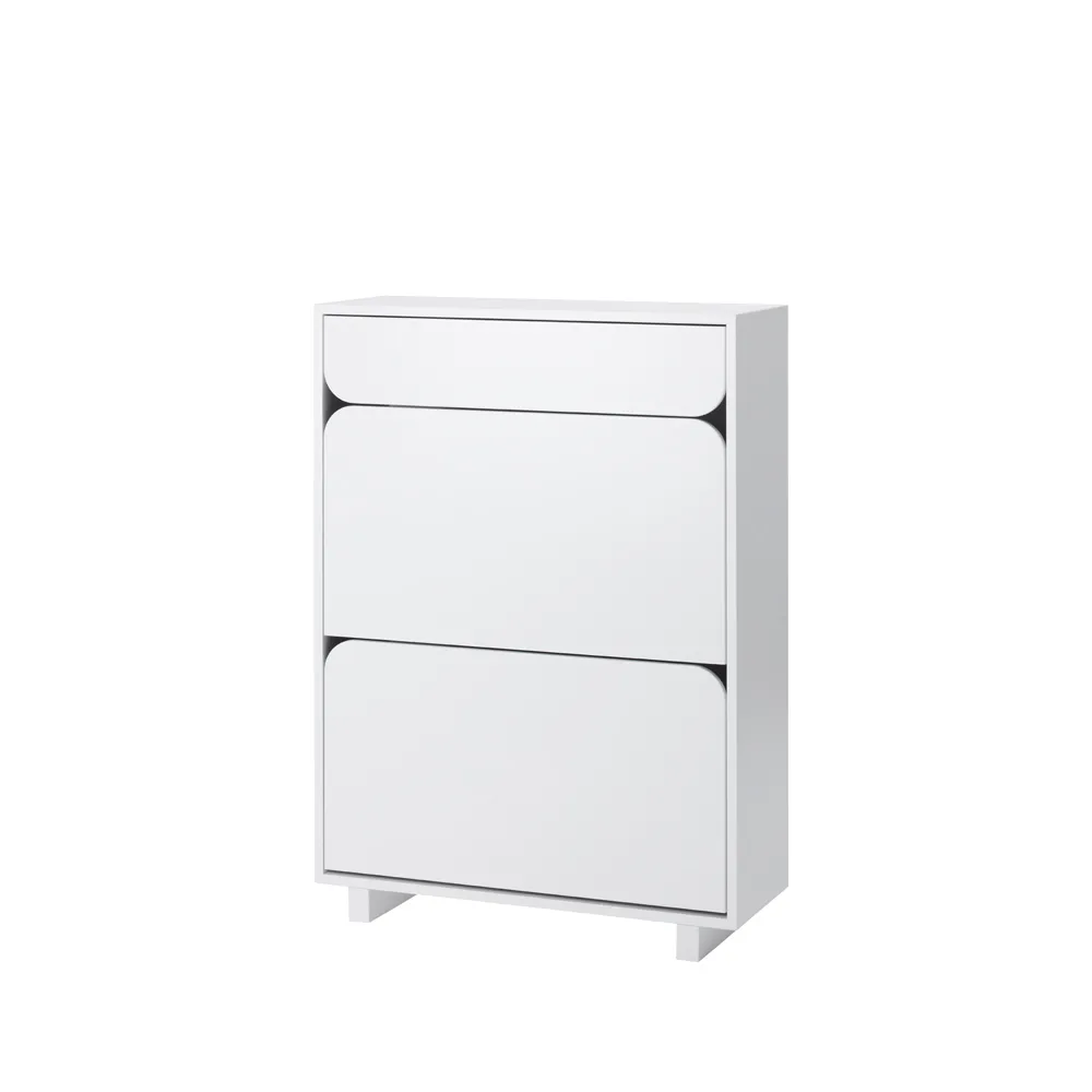 Sapateira Vidja, Branco lacado, 2 compartimentos+1 gaveta 1898