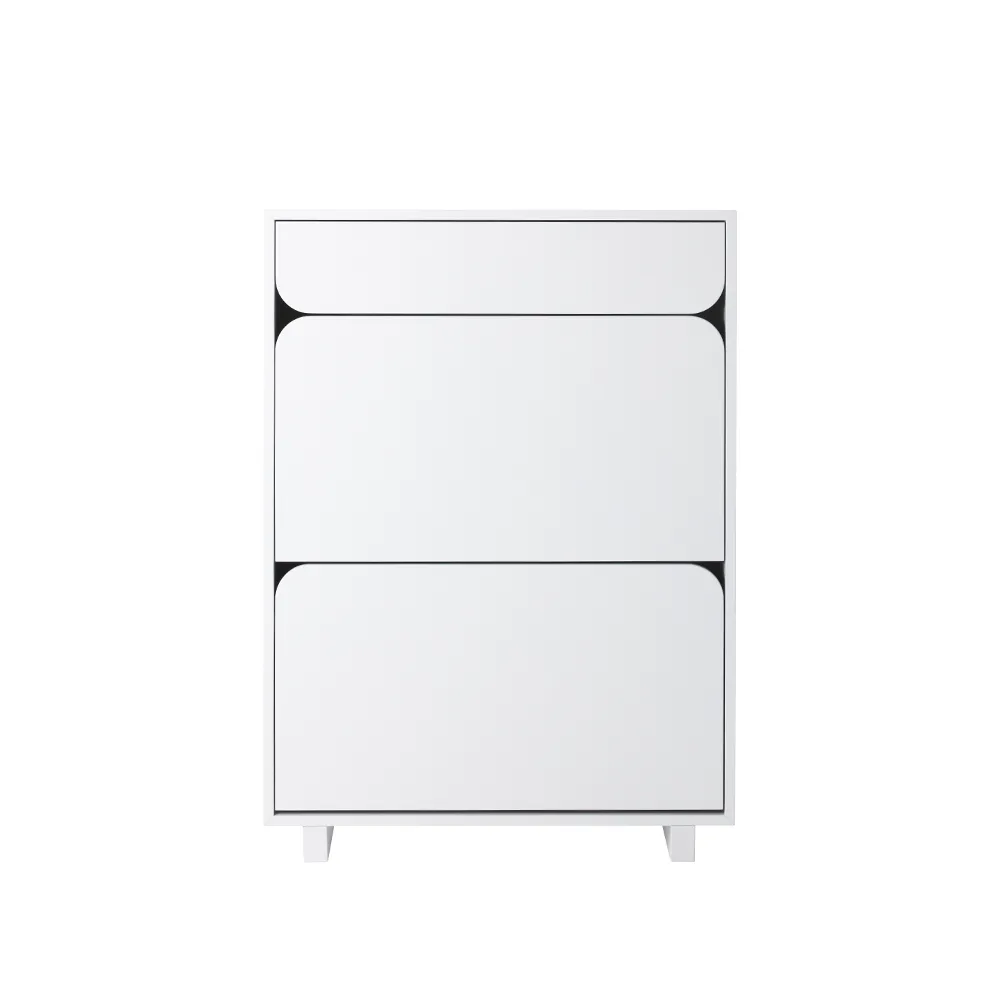 Sapateira Vidja, Branco lacado, 2 compartimentos+1 gaveta 1898