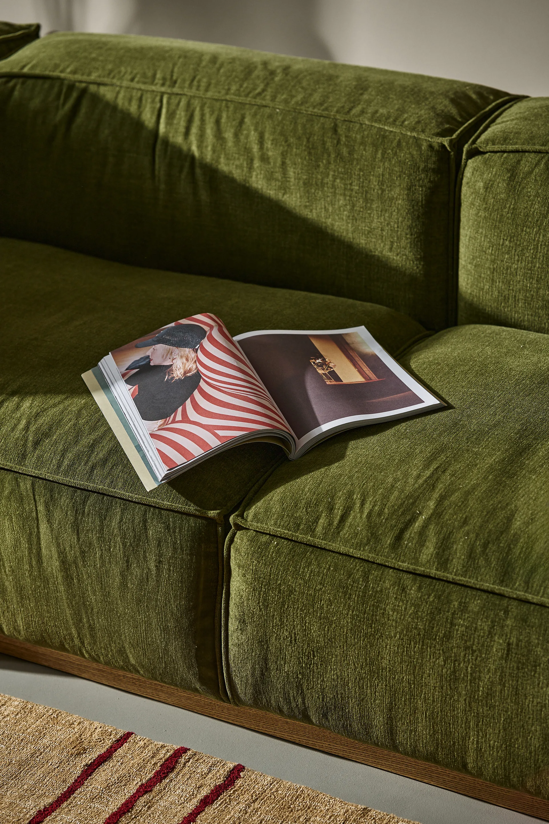 Sofá Bergsdal de 3 lugares, Luisa green 1898
