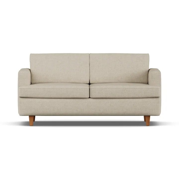 Sofá-cama Binga 2,5 lugares - Bern Beige 0341-freixo tingido em carvalho - 1898