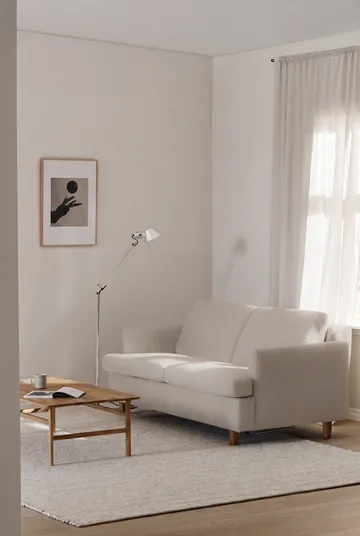 Sofá-cama Binga 2,5 lugares - Caleido Beige 9600-freixo tingido escuro - 1898