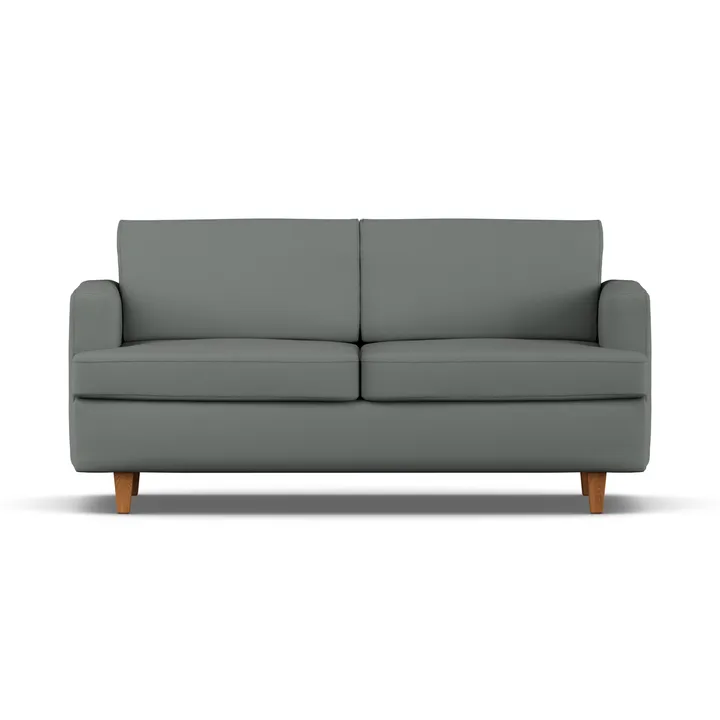 Sofá-cama Binga 2,5 lugares - Caleido Grey 1240-freixo tingido em carvalho - 1898