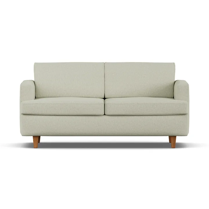 Sofá-cama Binga 2,5 lugares - Luiza Beige 3981-freixo tingido em carvalho - 1898