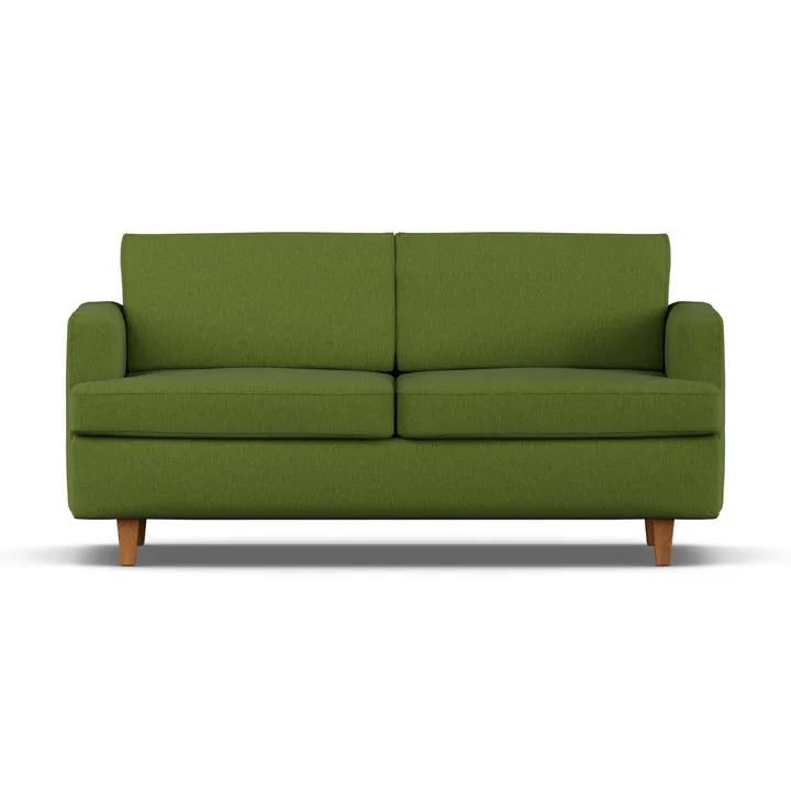 Sofá-cama Binga 2,5 lugares - Luiza Green 3975-freixo tingido em carvalho - 1898