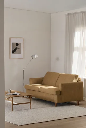 Sofá-cama Binga 2,5 lugares - Same Ochre 6676-freixo tingido em carvalho - 1898