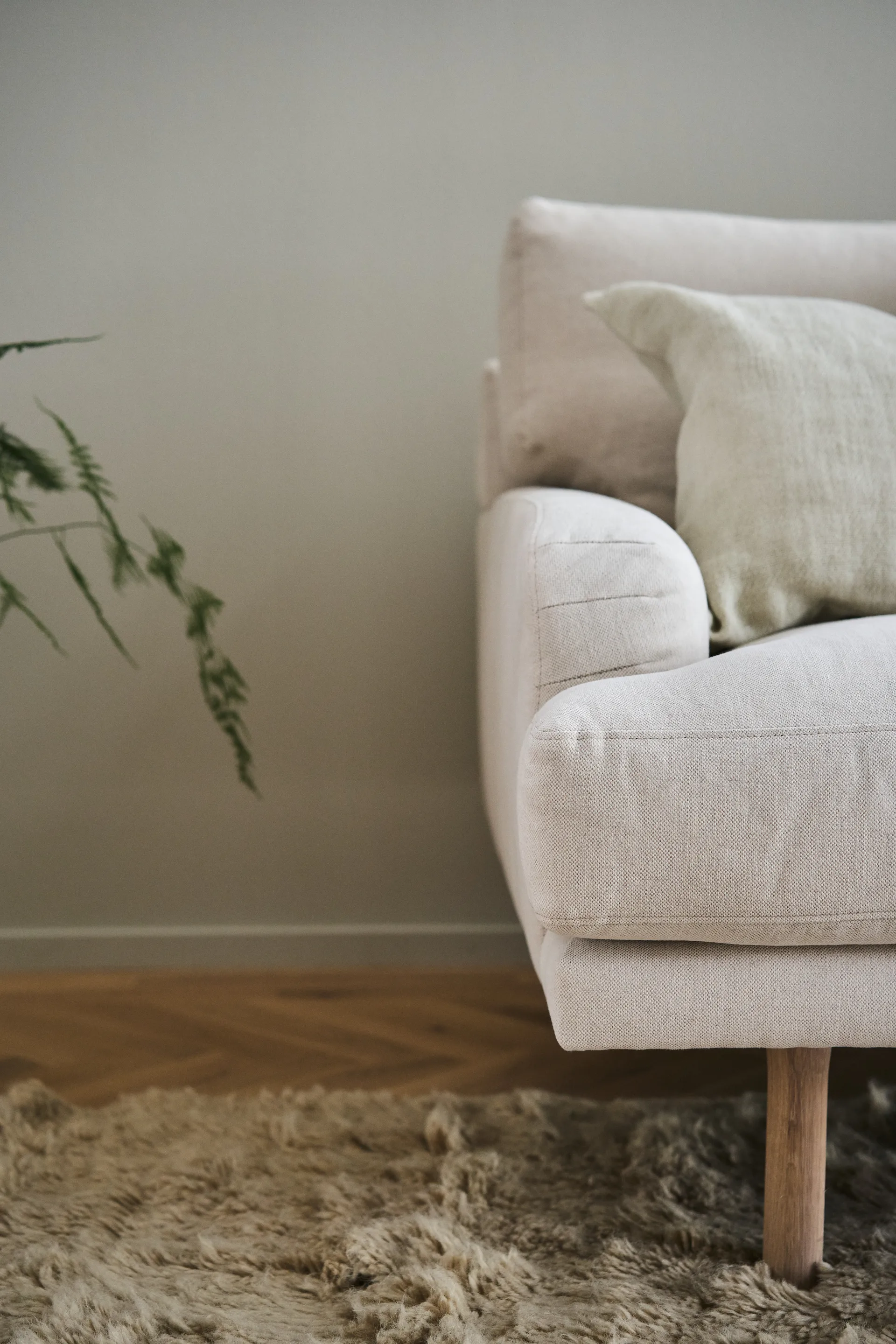 Sofá Lidnäs 3 lugares, Bege Caleido 1898