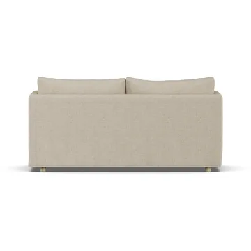 Sofá Linnevik - Bern beige 0341-carvalho branco oleado, 2 lugares, com saia - 1898