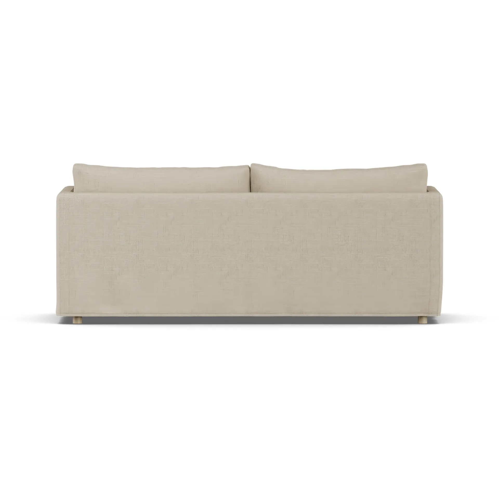 Sofá Linnevik, Bern Beige 0341-carvalho branco oleado, 3 lugares, com saia 1898