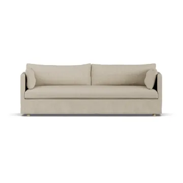 Sofá Linnevik - Bern beige 0341-carvalho branco oleado, 4 lugares, com saia - 1898