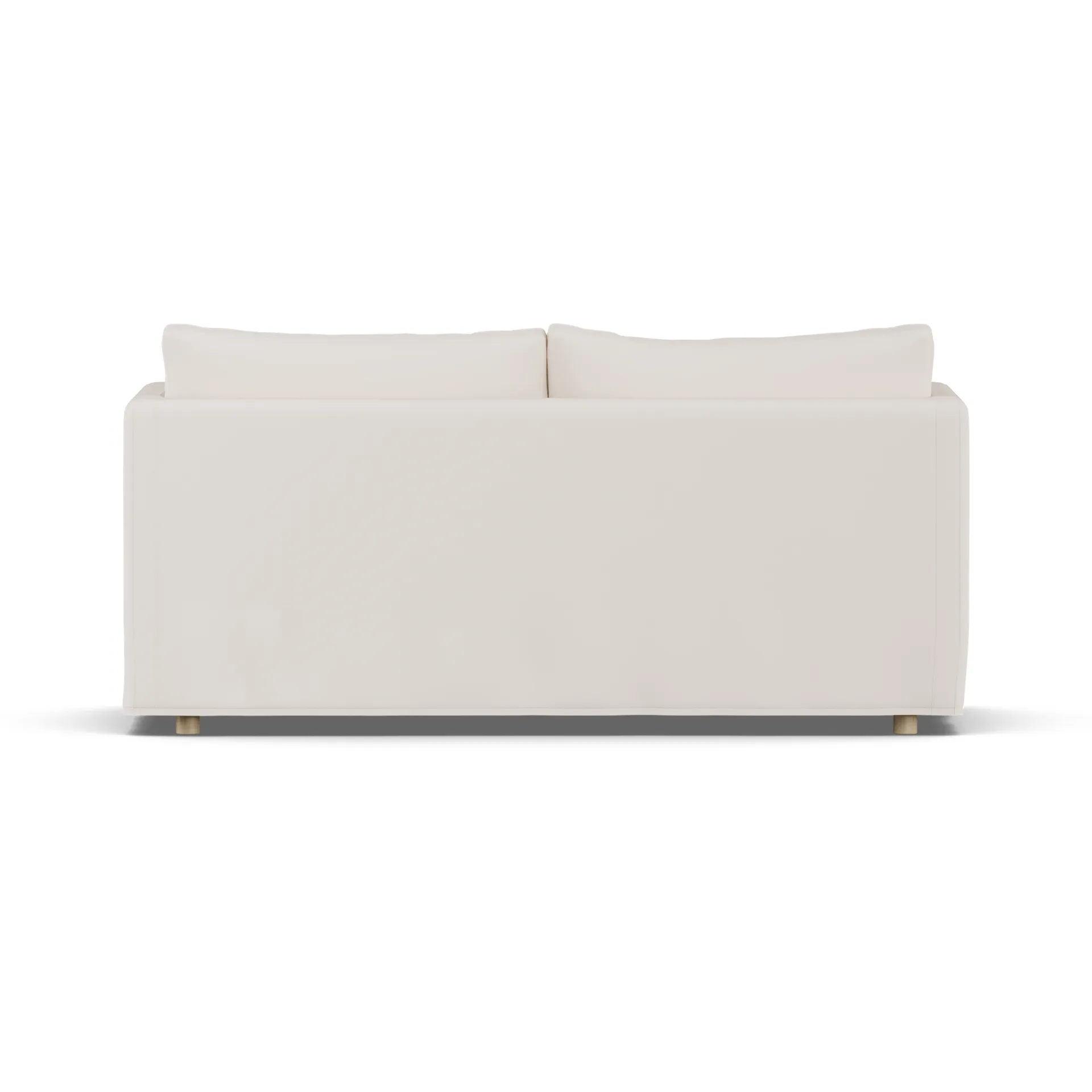Sofá Linnevik, Caleido Beige 9600-carvalho branco oleado, 2 lugares, com saia 1898