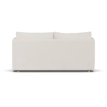 Sofá Linnevik - Caleido Beige 9600-carvalho branco oleado, 2 lugares, com saia - 1898